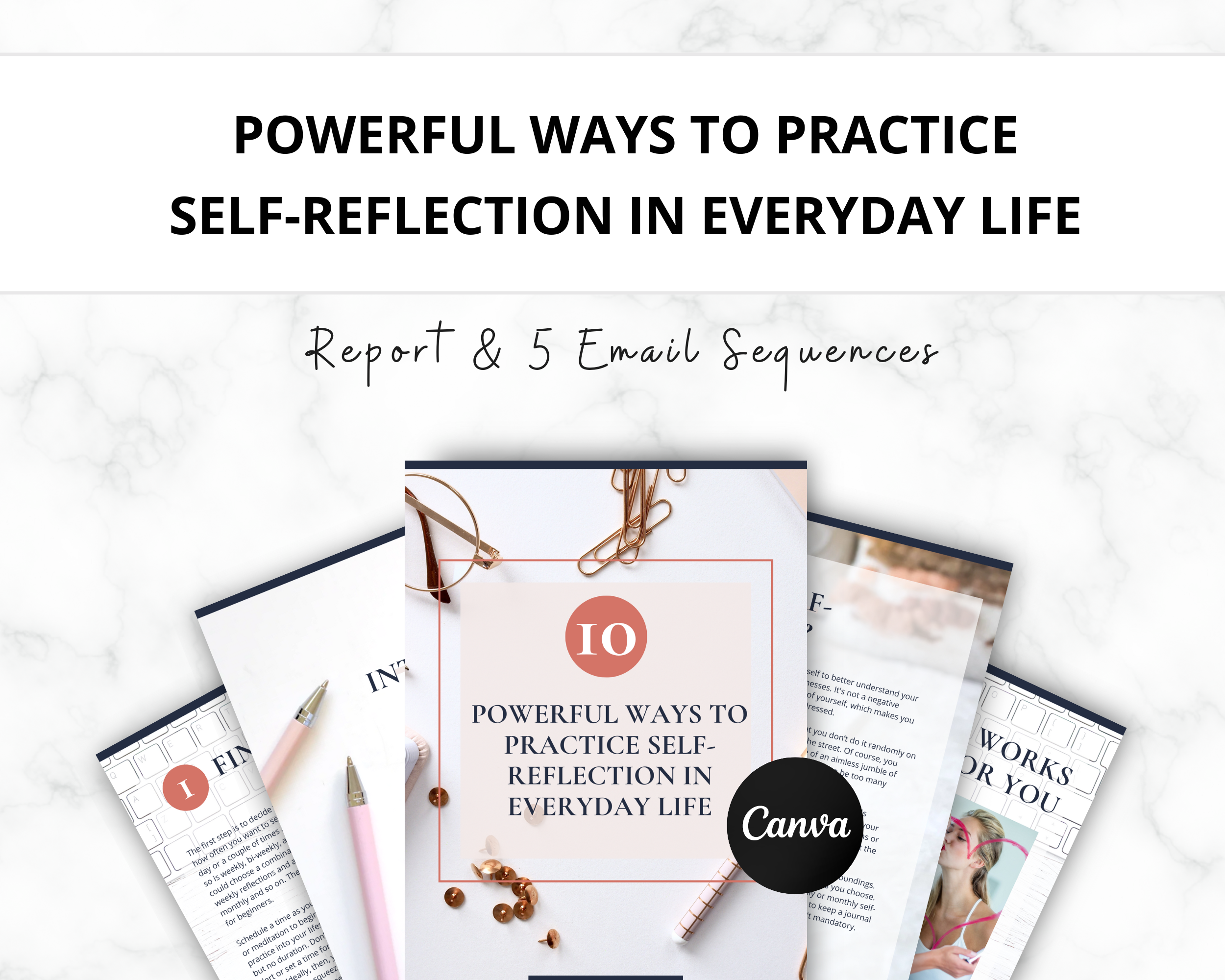 Power of Self Reflection Report + 5 Email Sequences