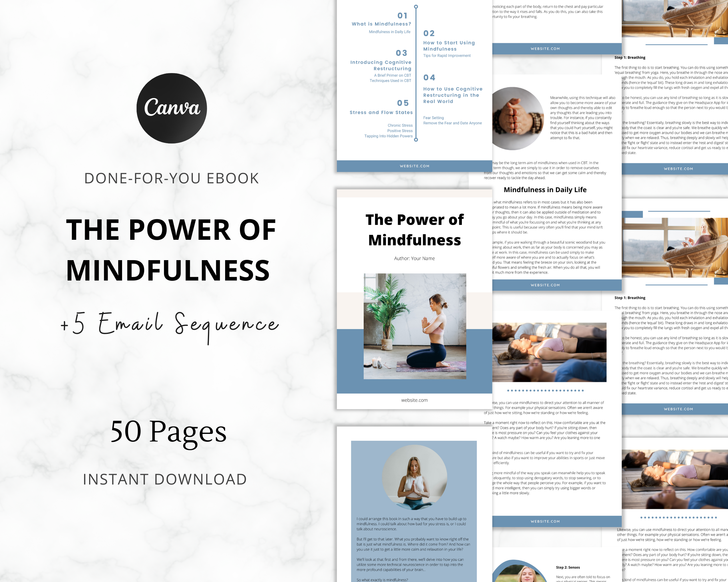 The Power of Mindfulness Ebook + 5 Email Sequences