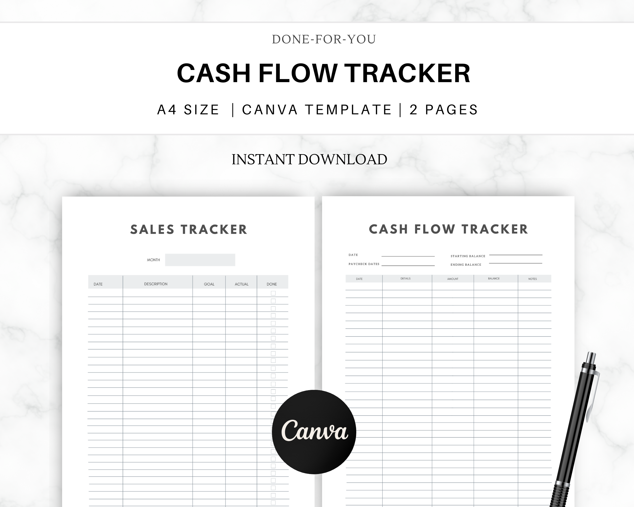 Cash Flow Tracker | Spending Tracker