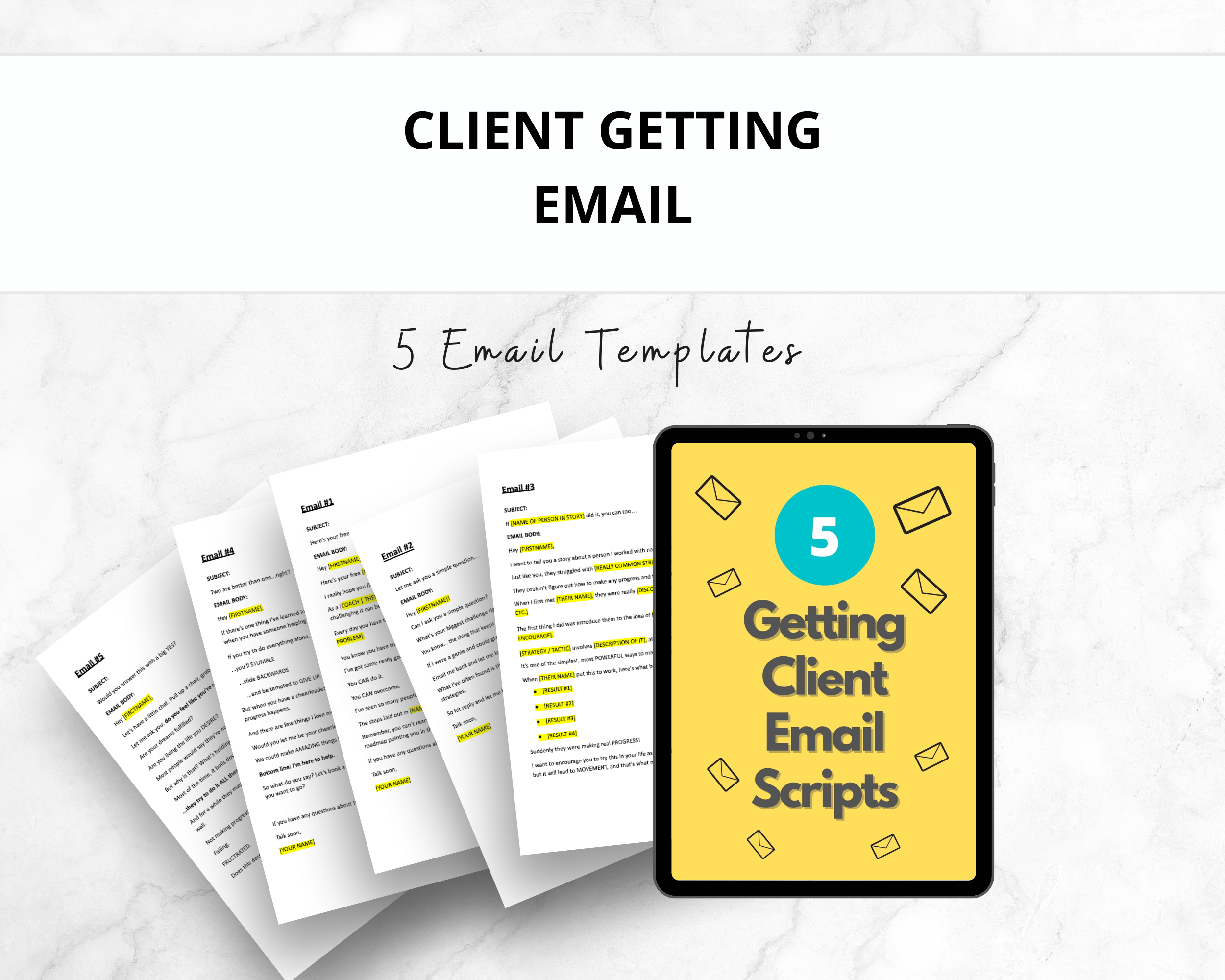 Getting Client Email Template