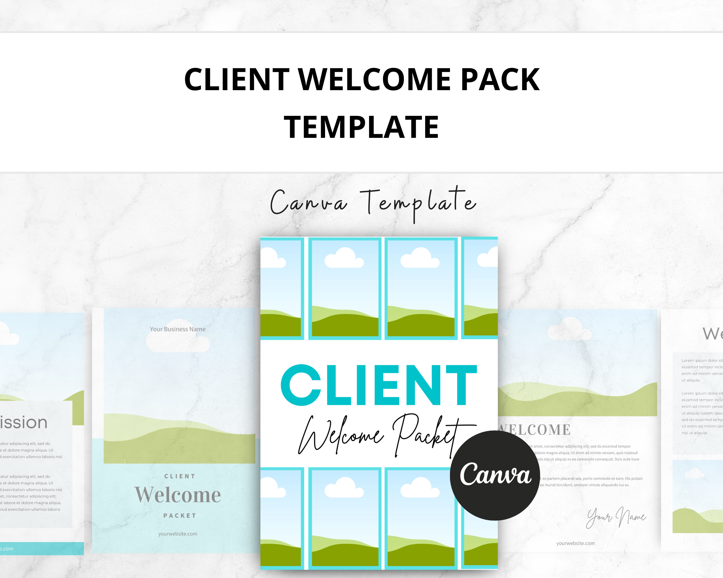 Client Welcome Pack in Canva