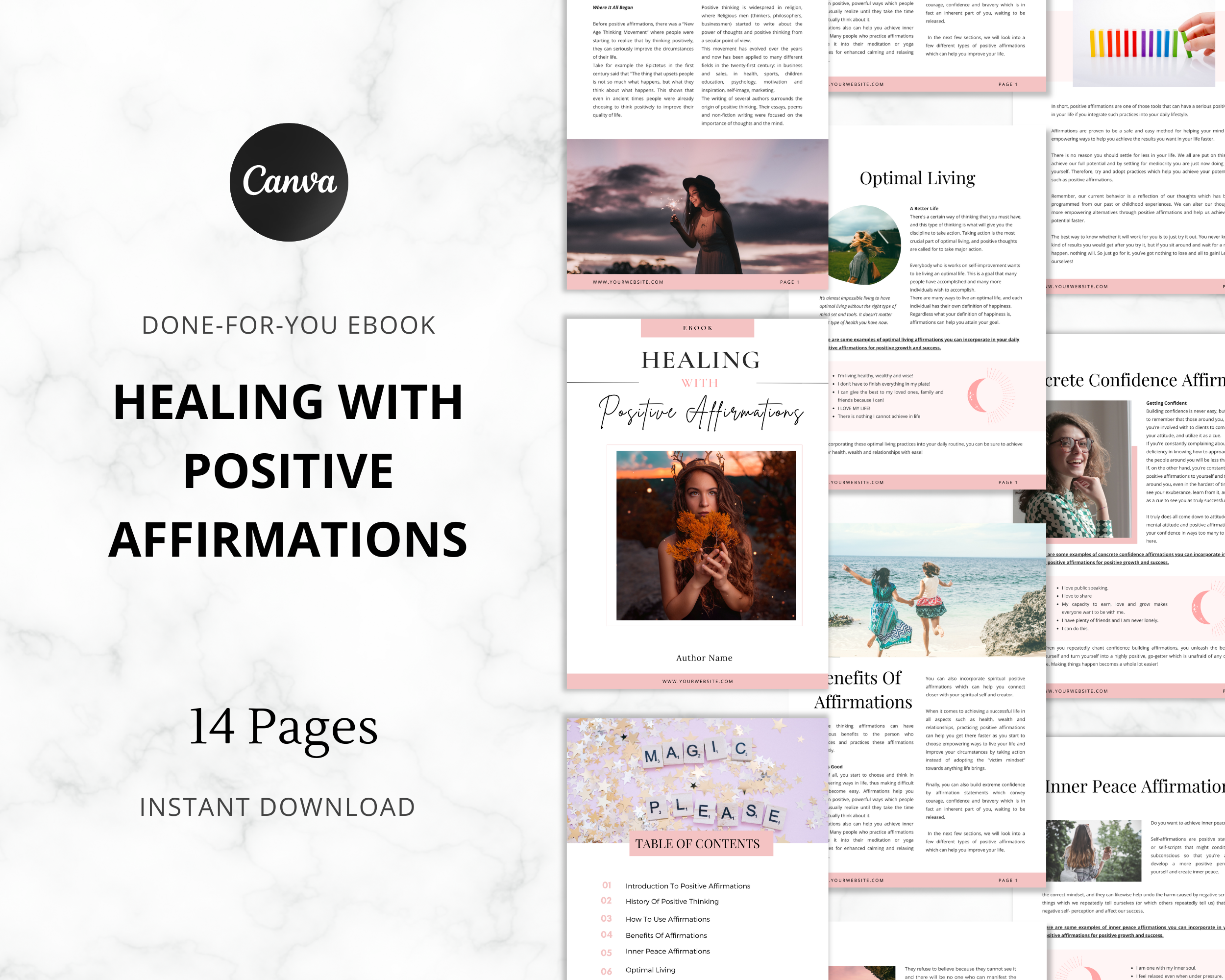 Healing with Positive Affirmations Ebook