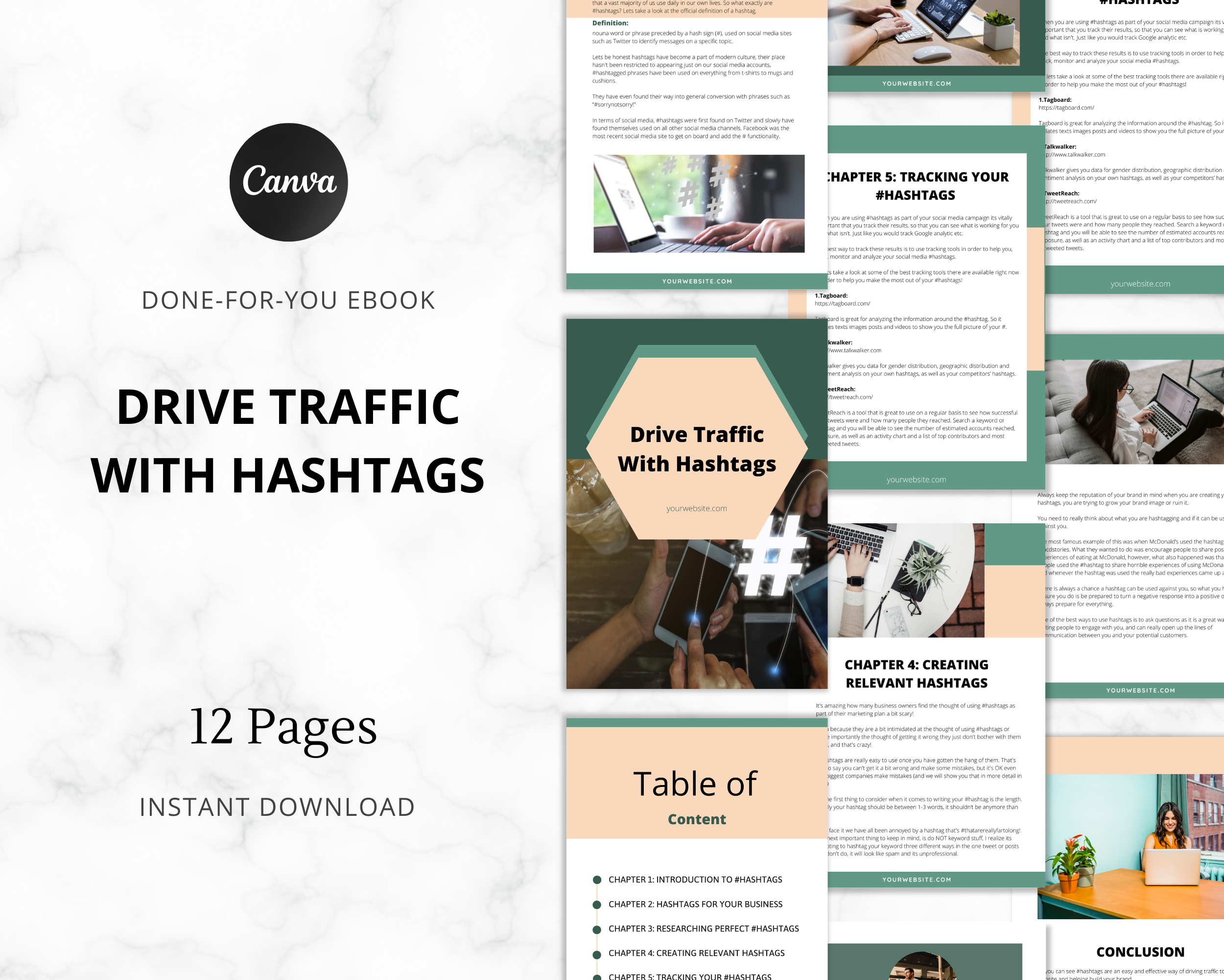 Drive Traffic With Hashtags Ebook