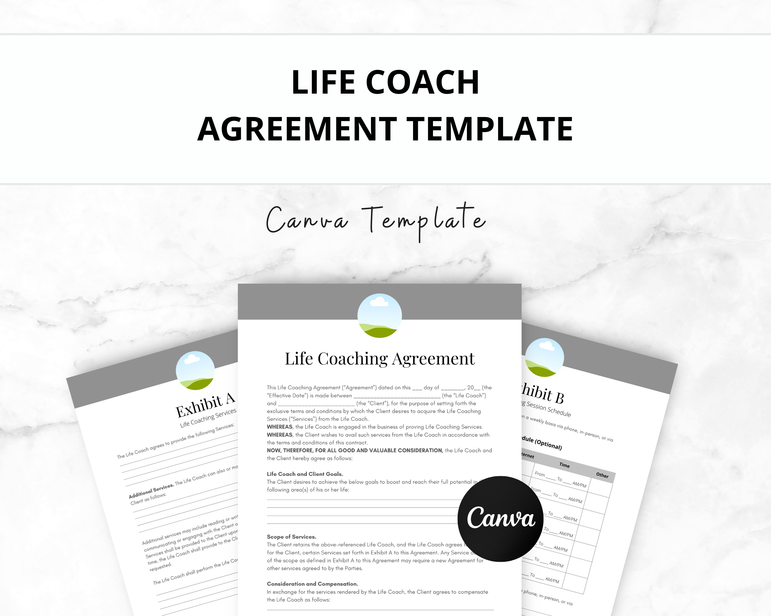 Life Coach Contract Template