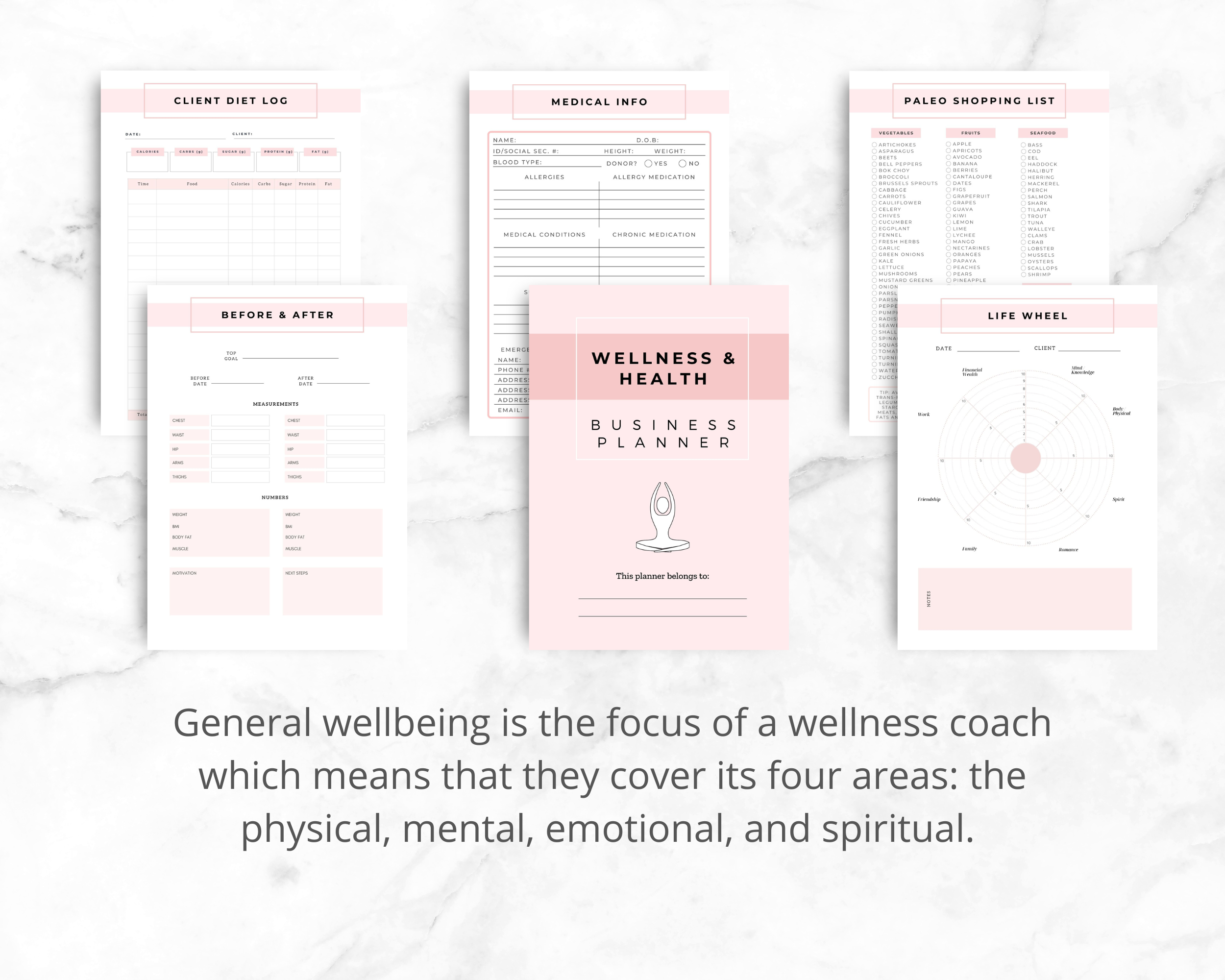 Wellness Coach Business Planner