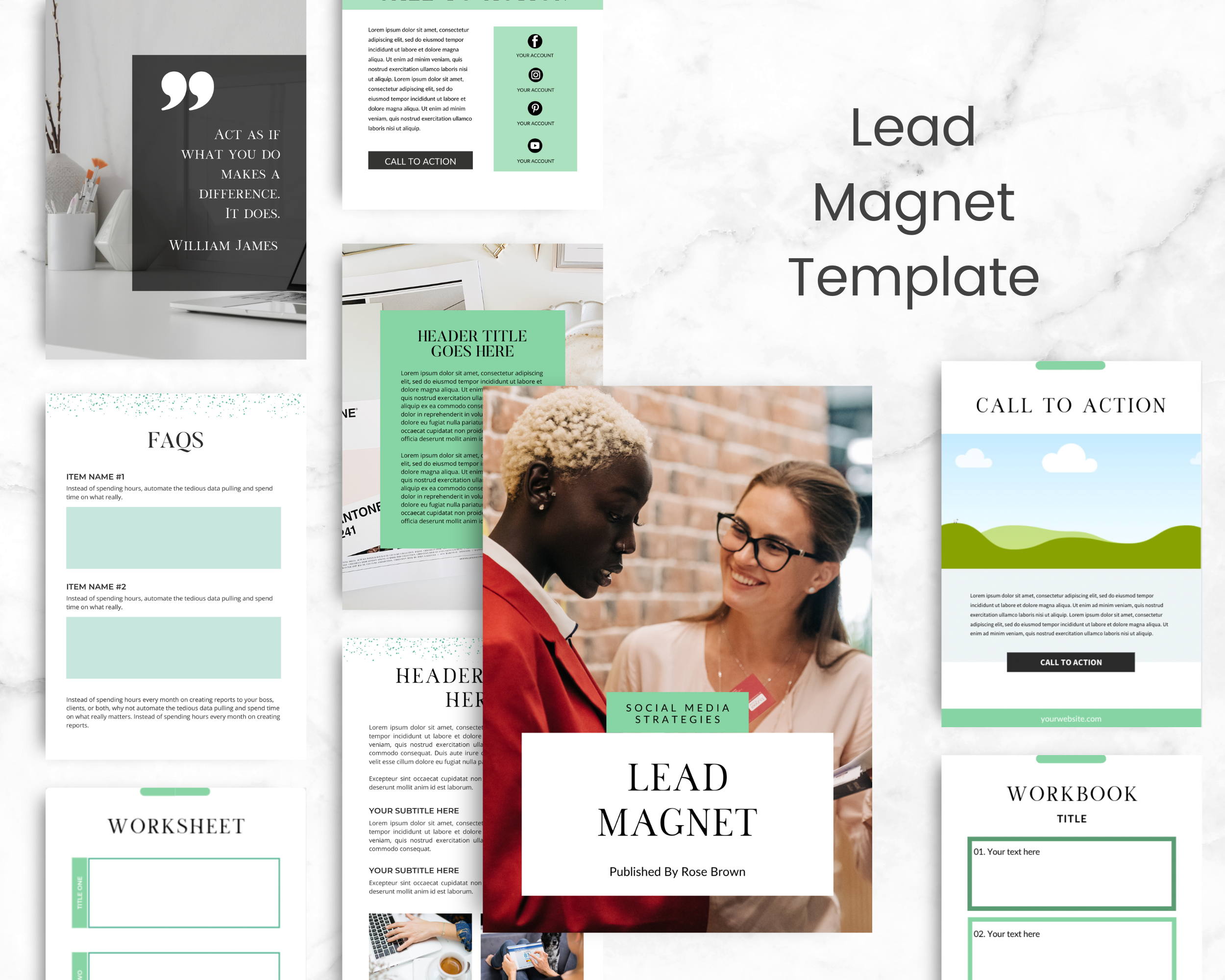 Social Media Lead Magnet Templates