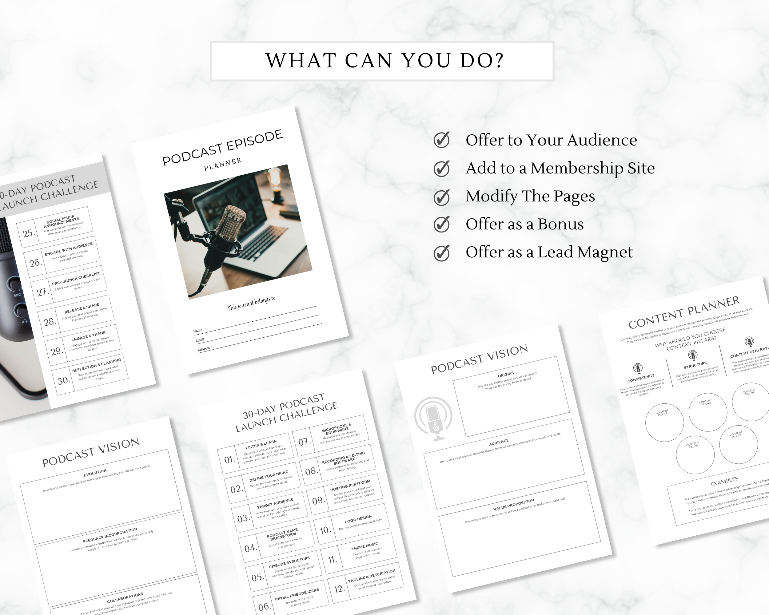 Podcast Episode Planner Template