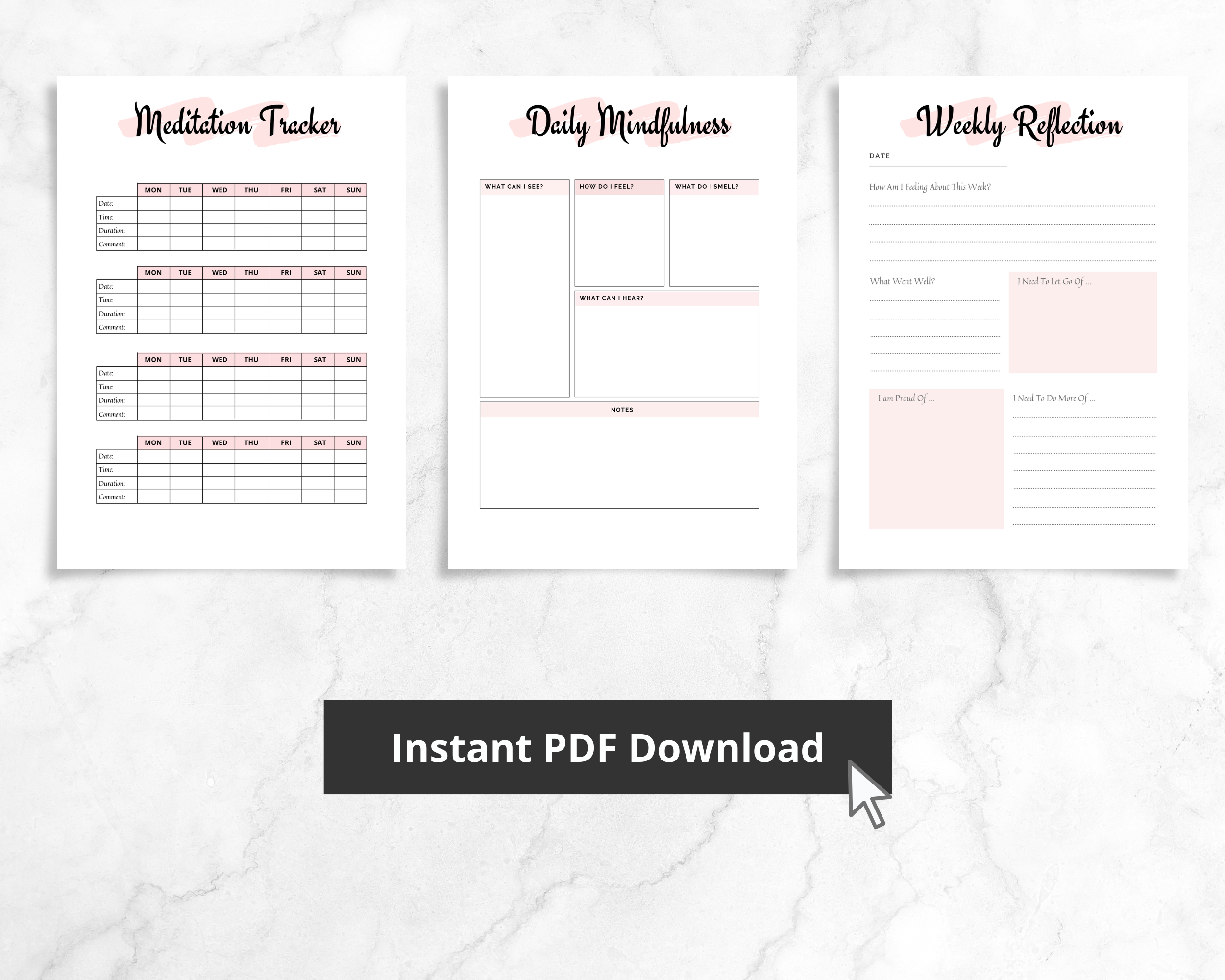 Mindfulness Coach  Business Planner [70 Pages]