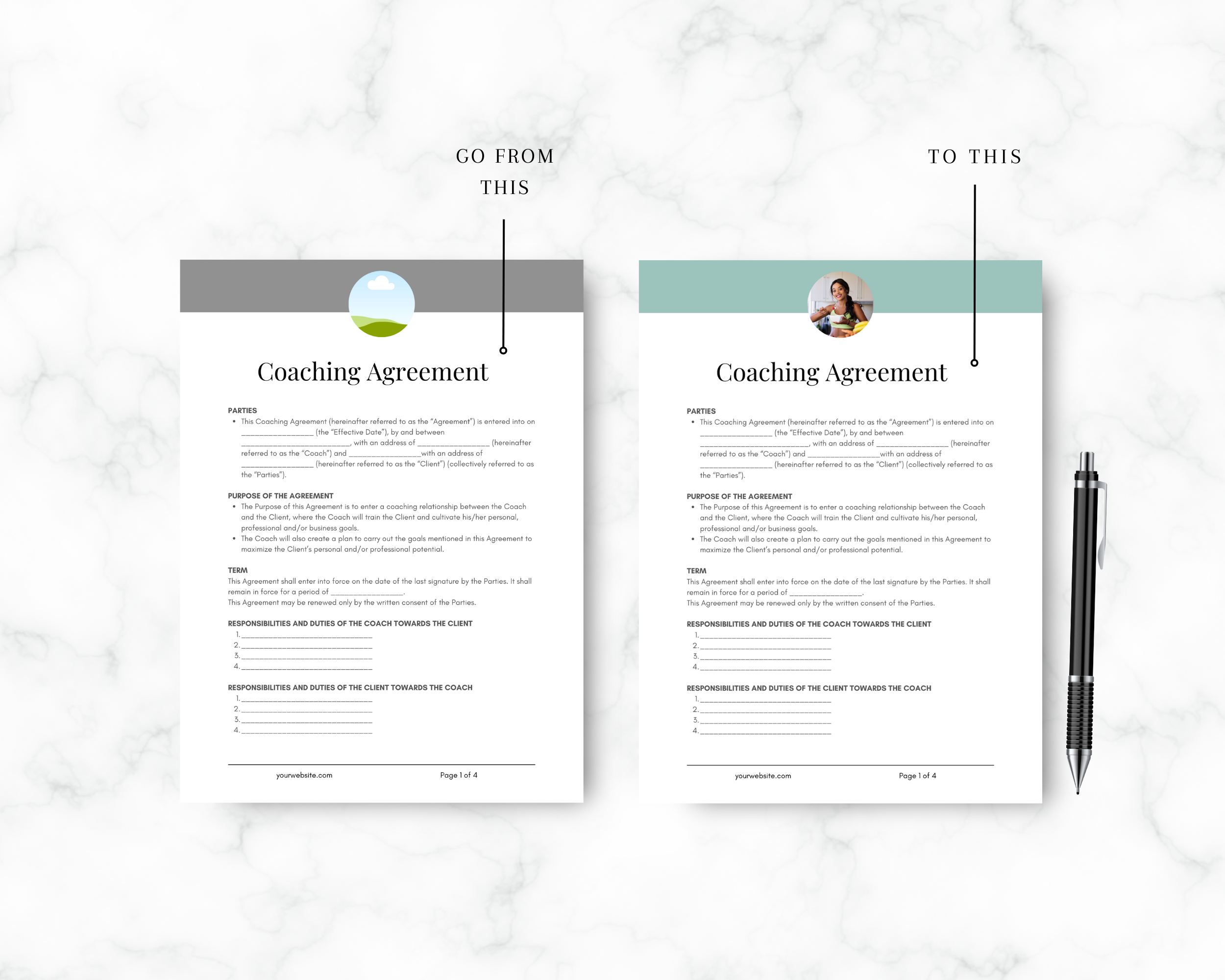 Health Coach Contract Template