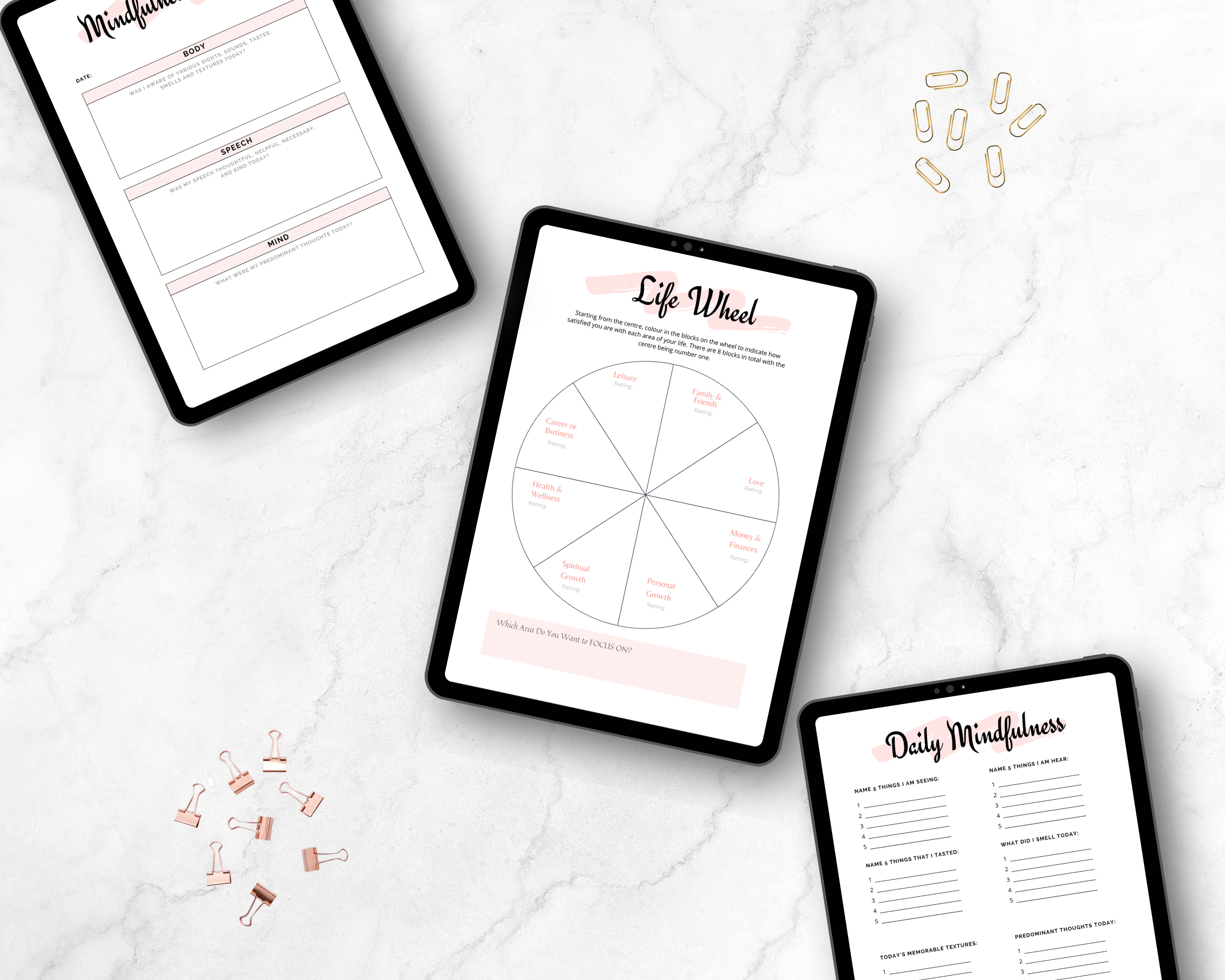 Mindfulness Coach  Business Planner [70 Pages]