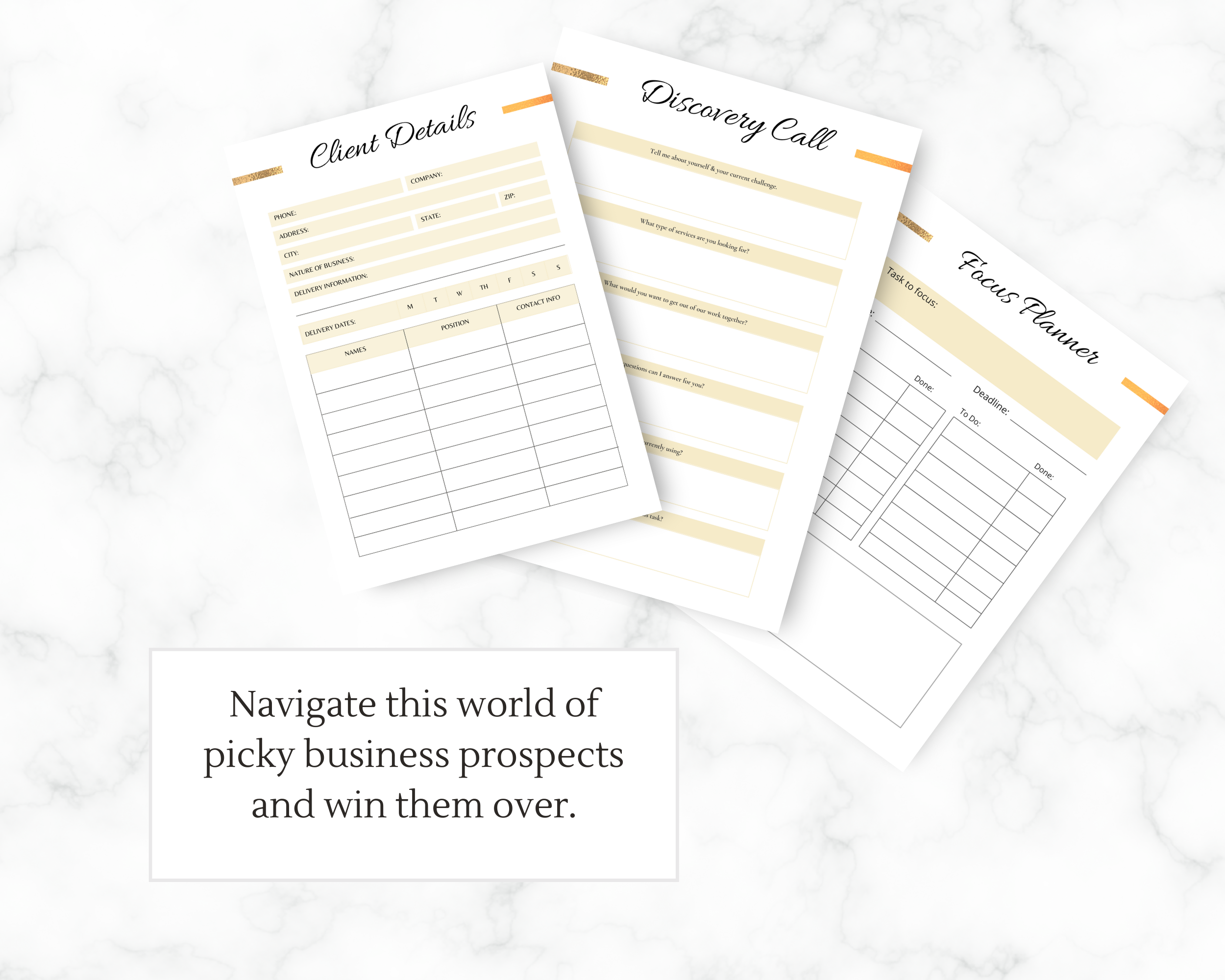 Client Management Business Planner