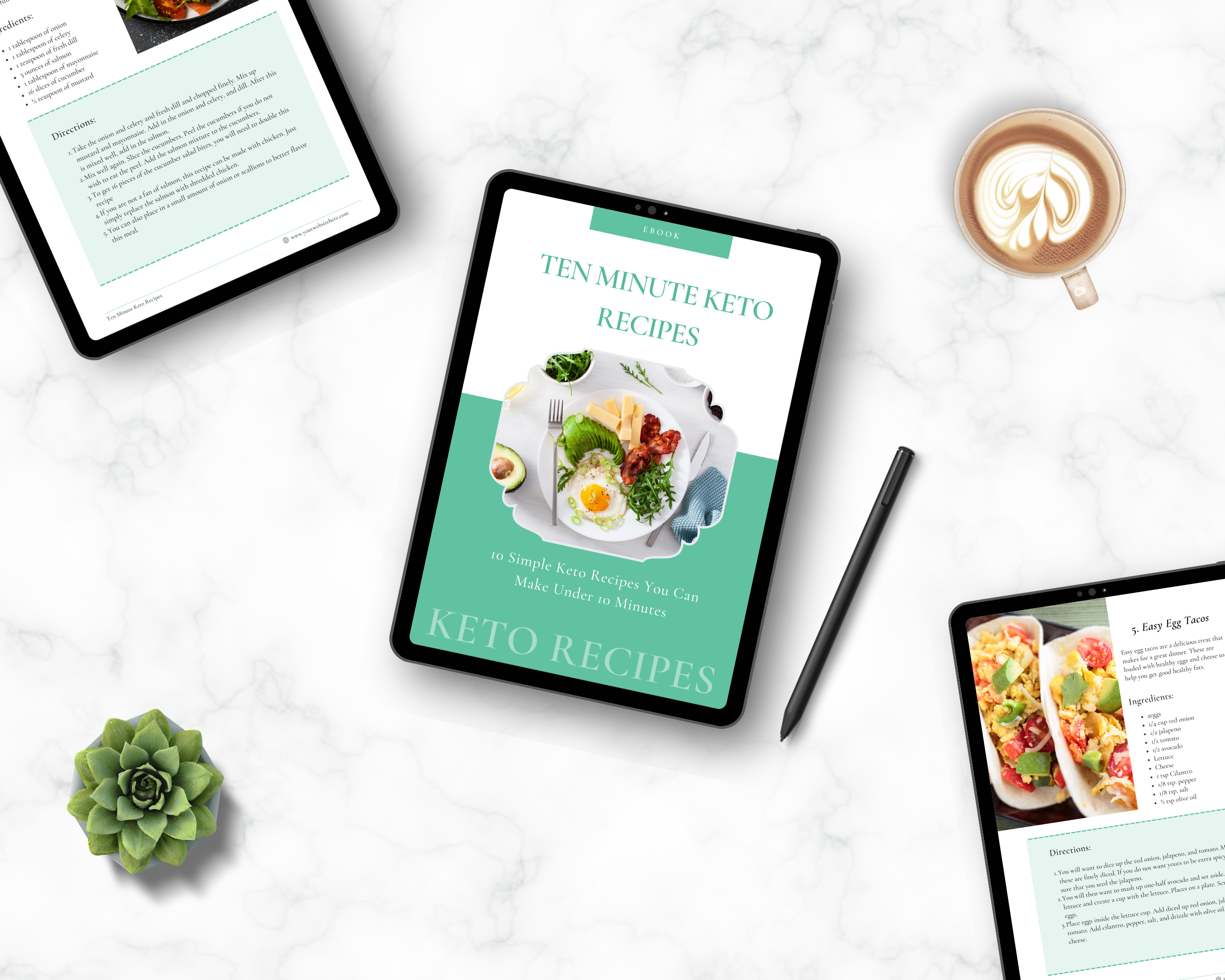 10 Minute Keto Recipes Ebook