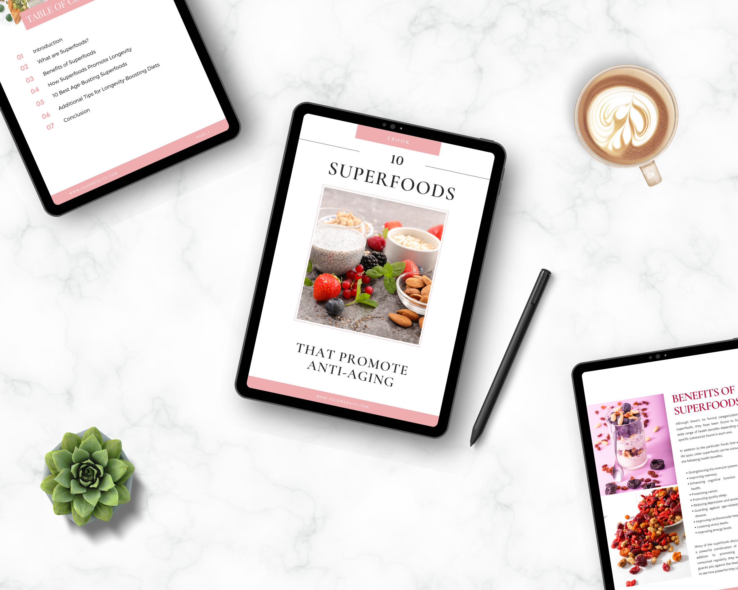 10 Superfoods that Promote Anti-Aging Ebook