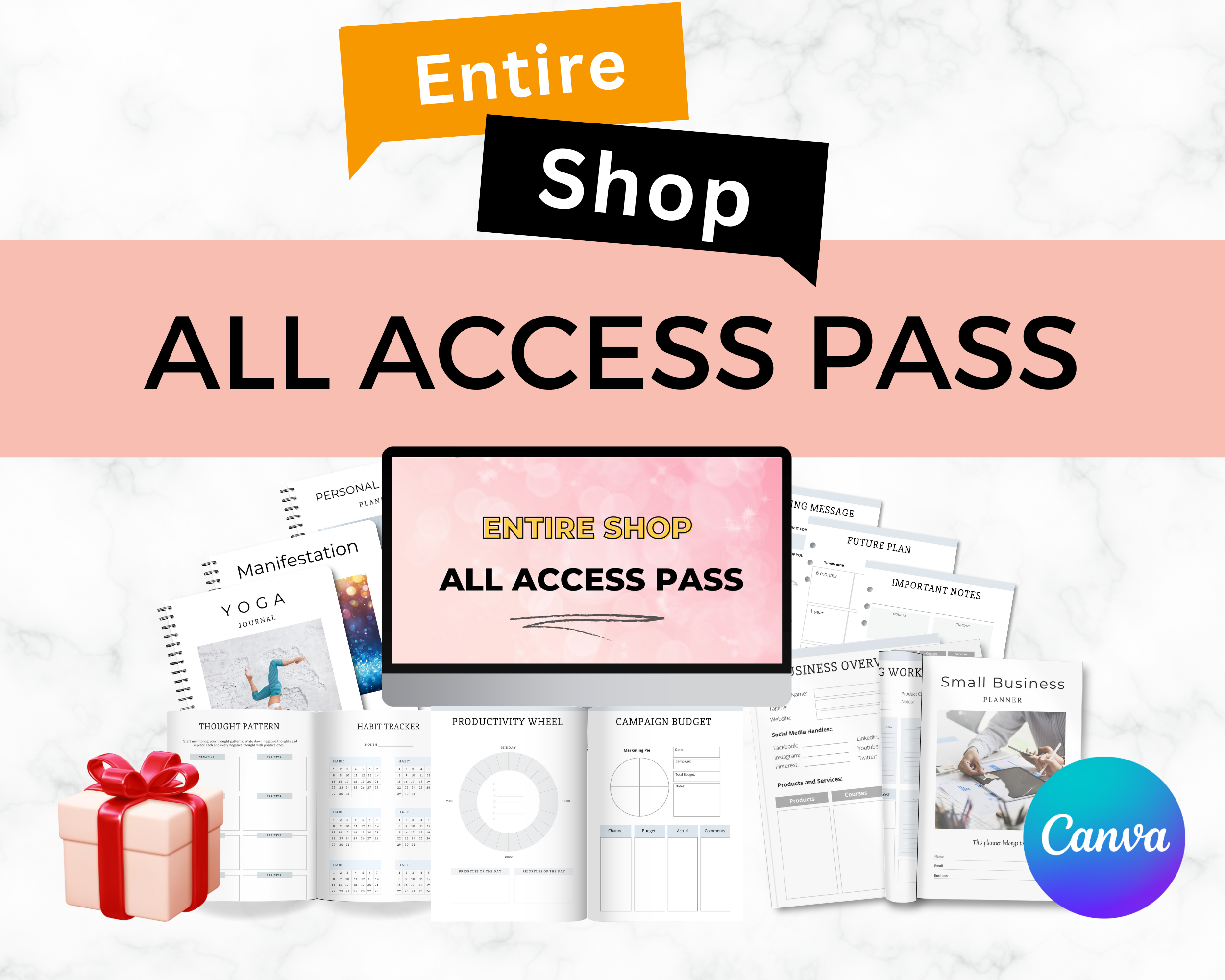 ENTIRE SHOP: PLR ALL ACCESS PASS 🌟