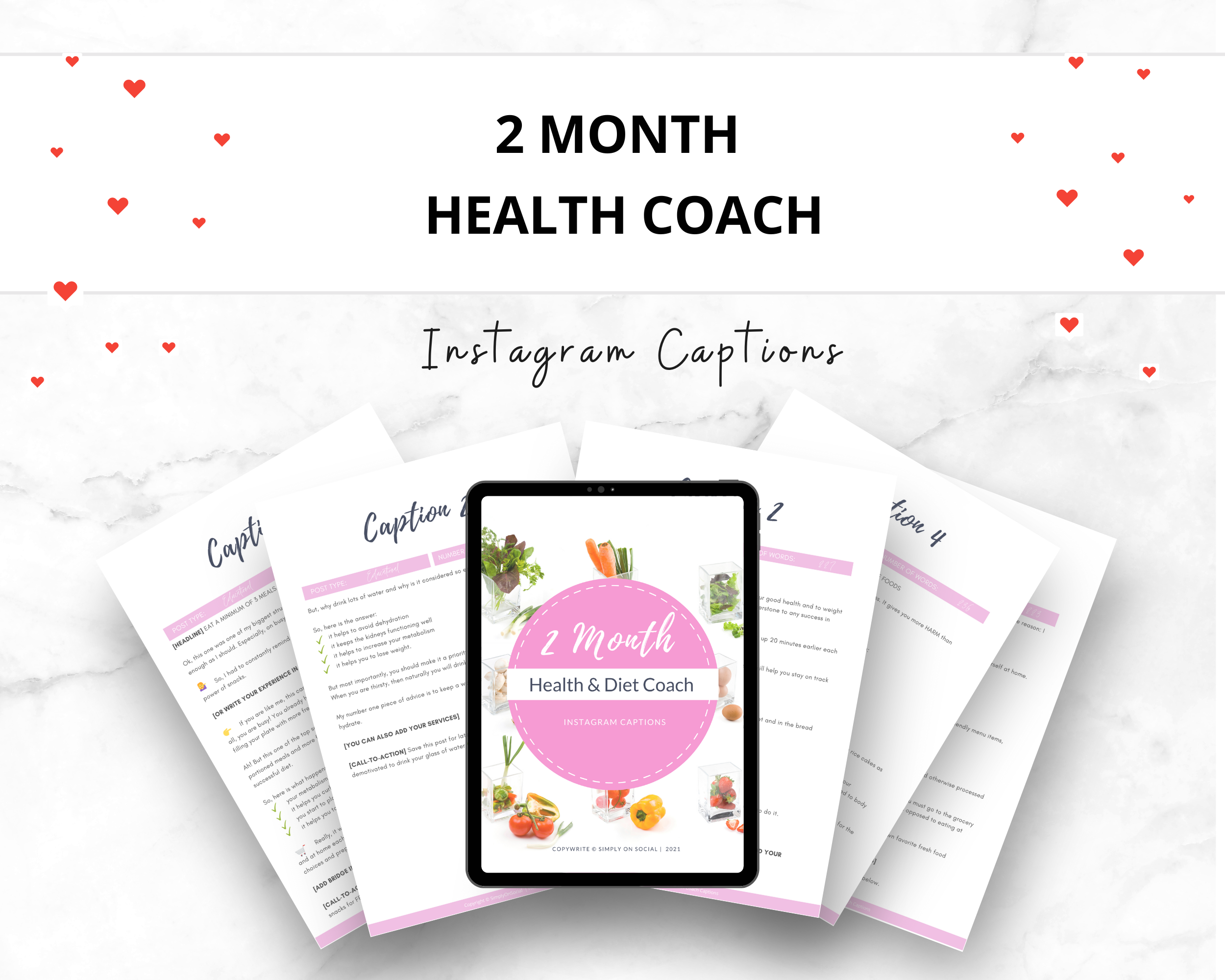 2 Month Health Captions for Instagram