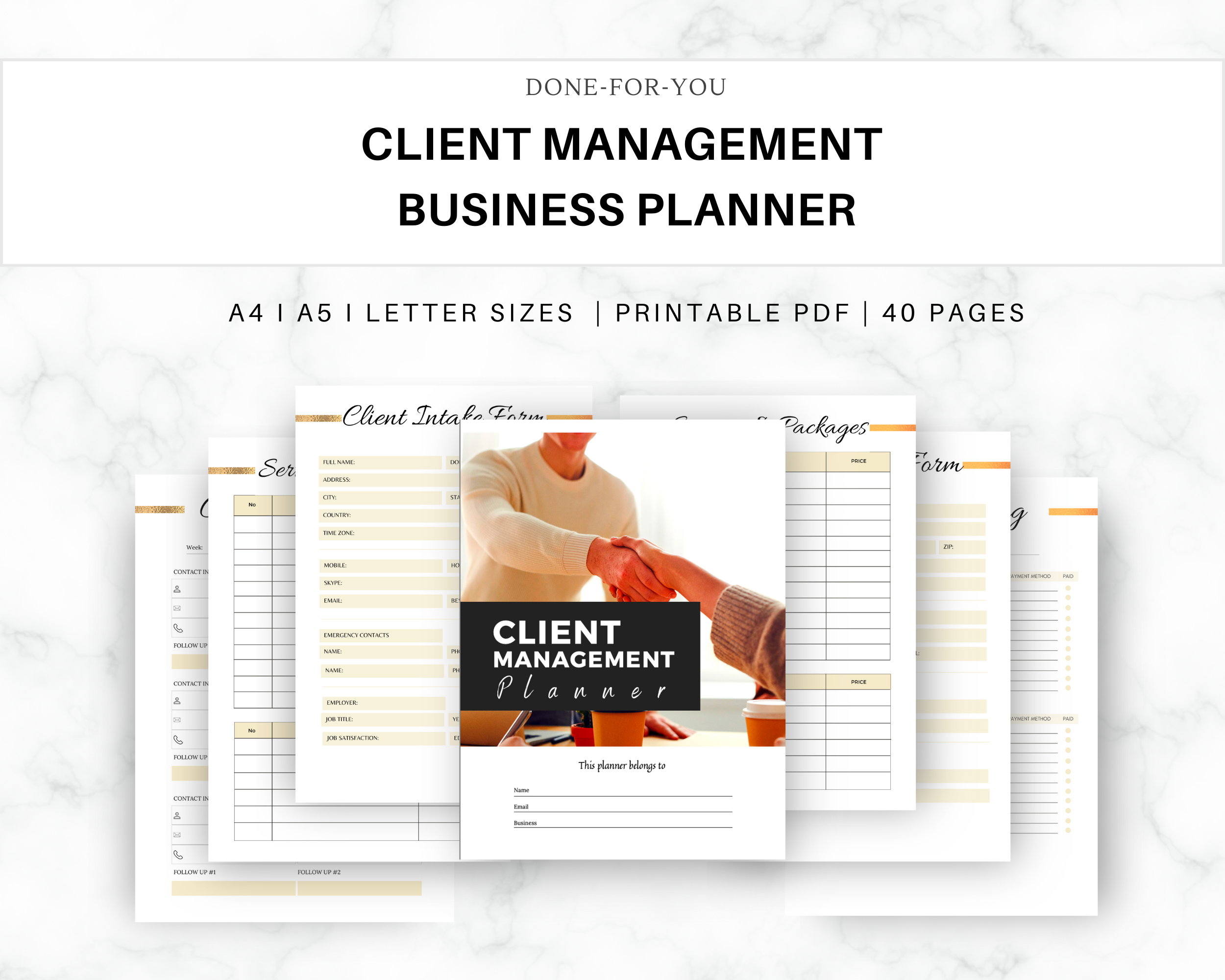 Client Management Business Planner