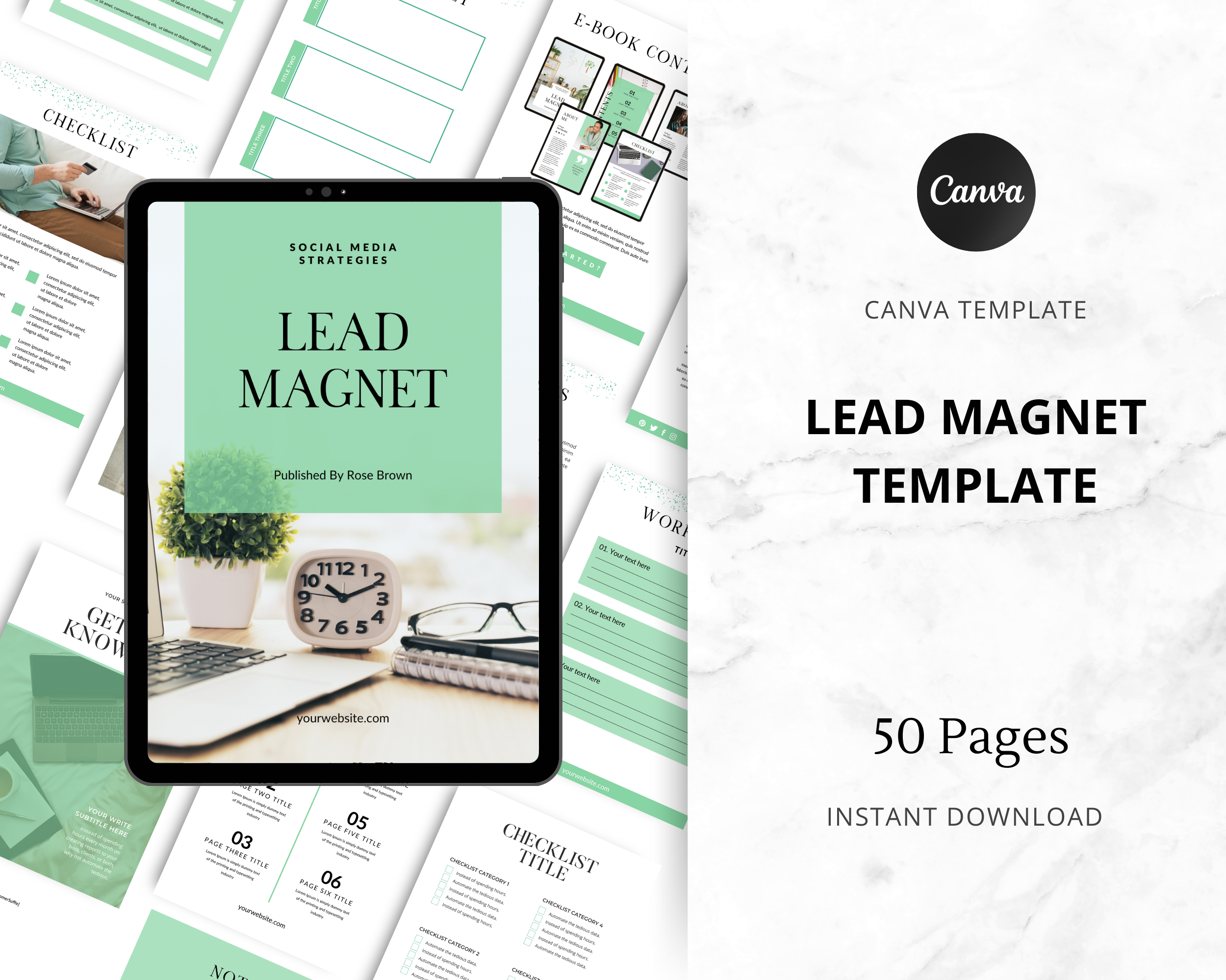 Social Media Lead Magnet Templates