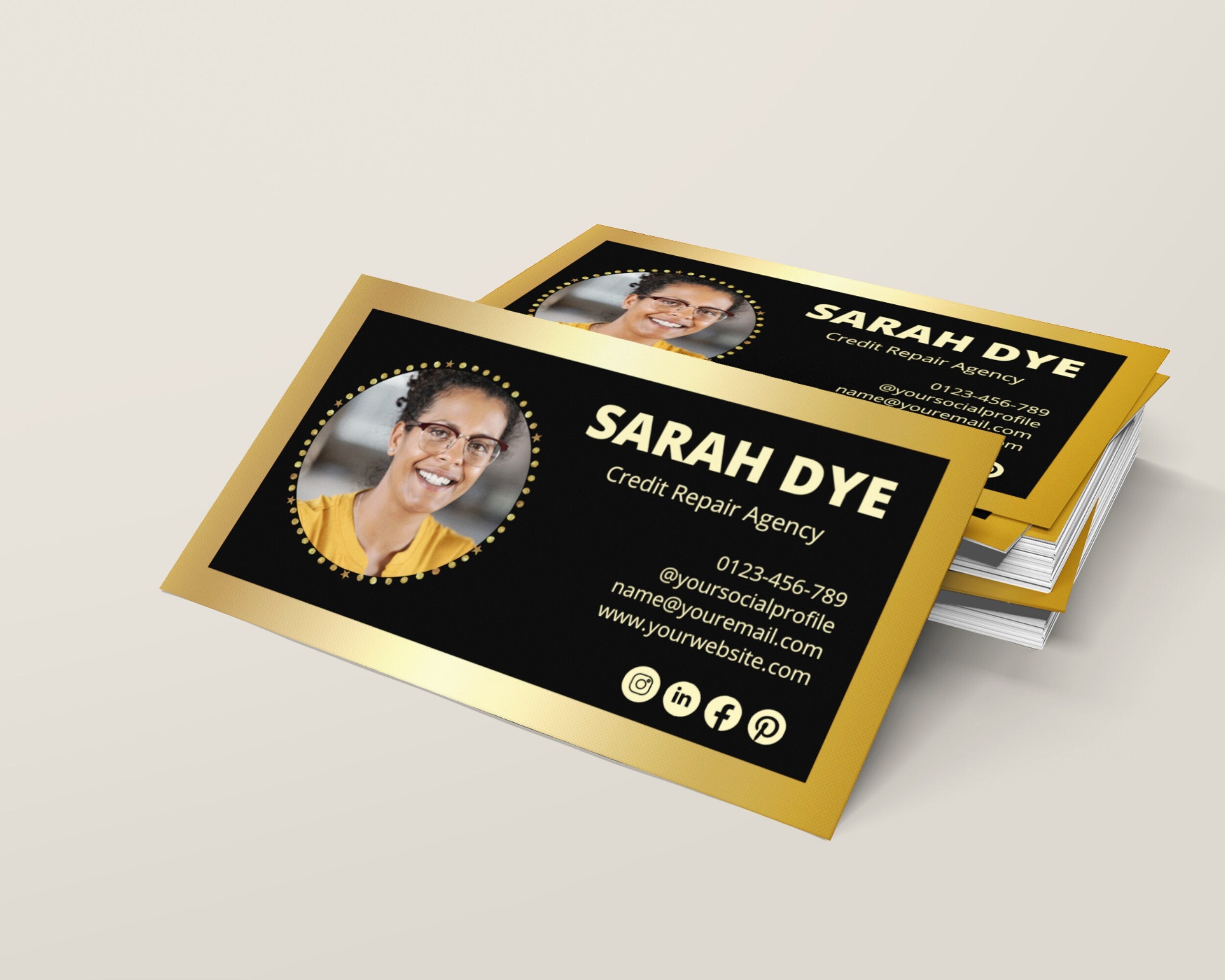 Gold Business Card