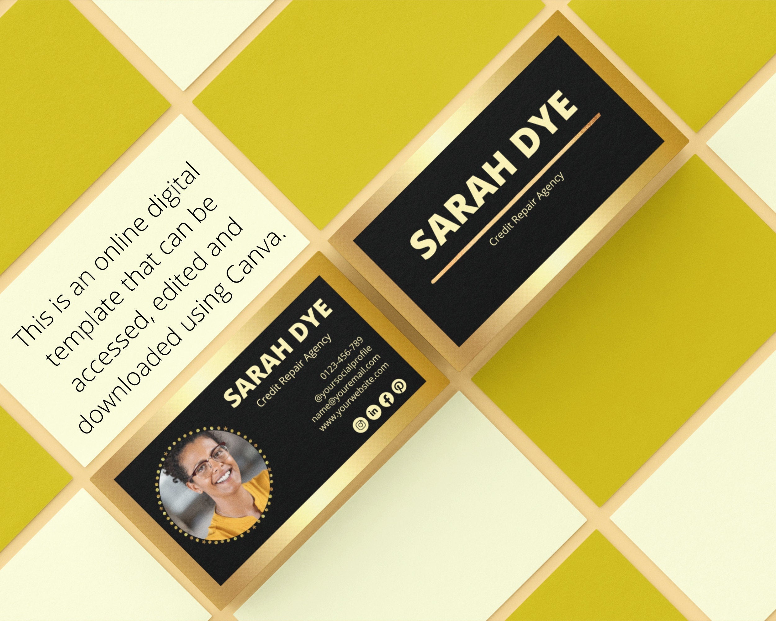 Gold Business Card