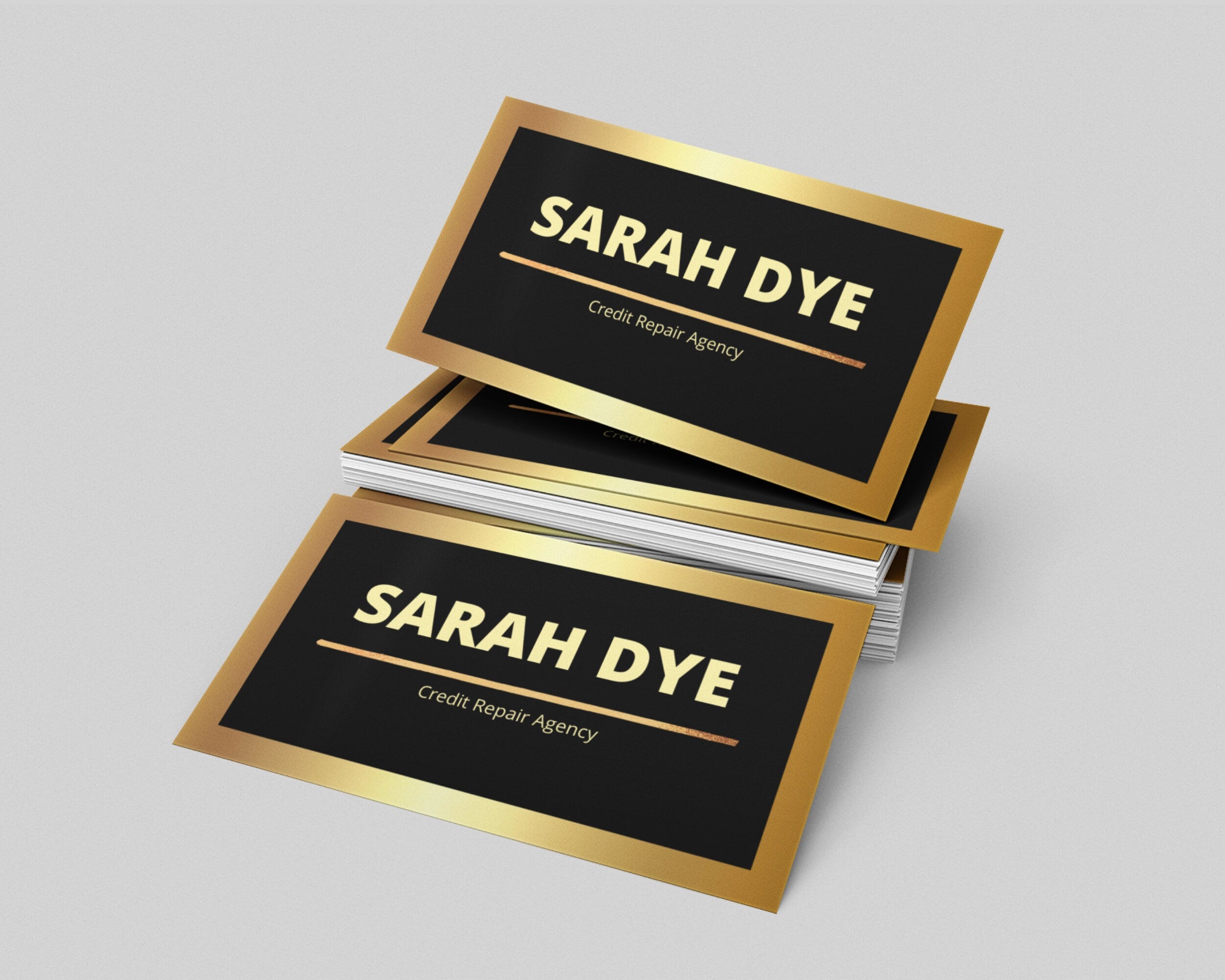 Gold Business Card